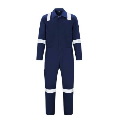 All-cotton Overalls For Men With Bright Reflective Strip For Electricians And Coal Miners Overalls Women Safety Uniforms